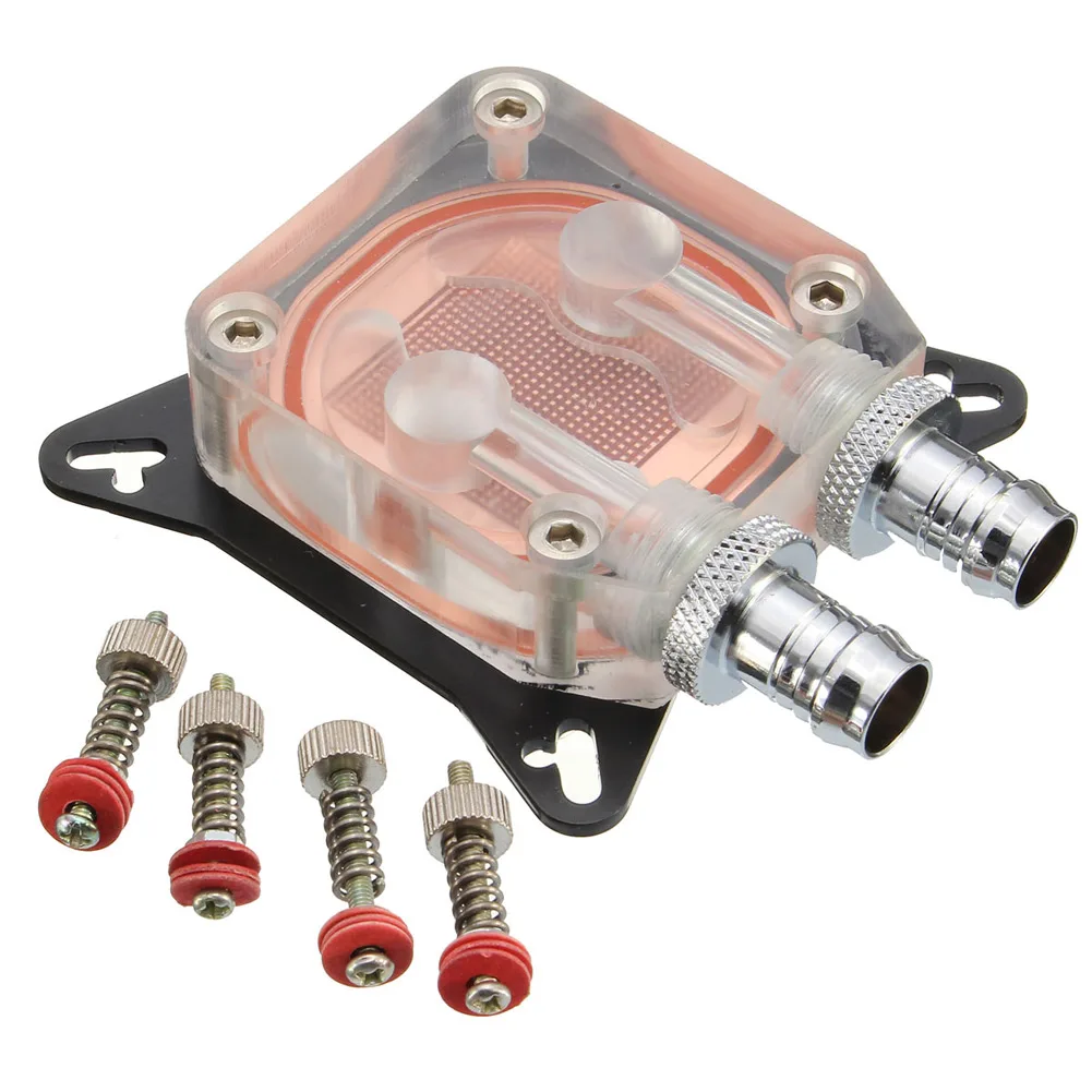 

New GPU Water Cooling Block PC Copper High Performance Liquid Cooler with Mounting Screws EM88