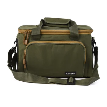 

Lixada New Portable Multifunction Fishing Bag Canvas Fishing Lure Reel Shoulder Waist Backpack Bag for Carp Pesca 37 * 25 * 25cm