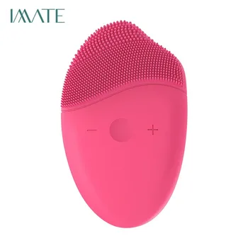 

M-1008 Ultrasonic Facial Brush Cleaner Silicone Cleansing Device USB Rechargeable Waterproof Face Massager Beauty Instrument