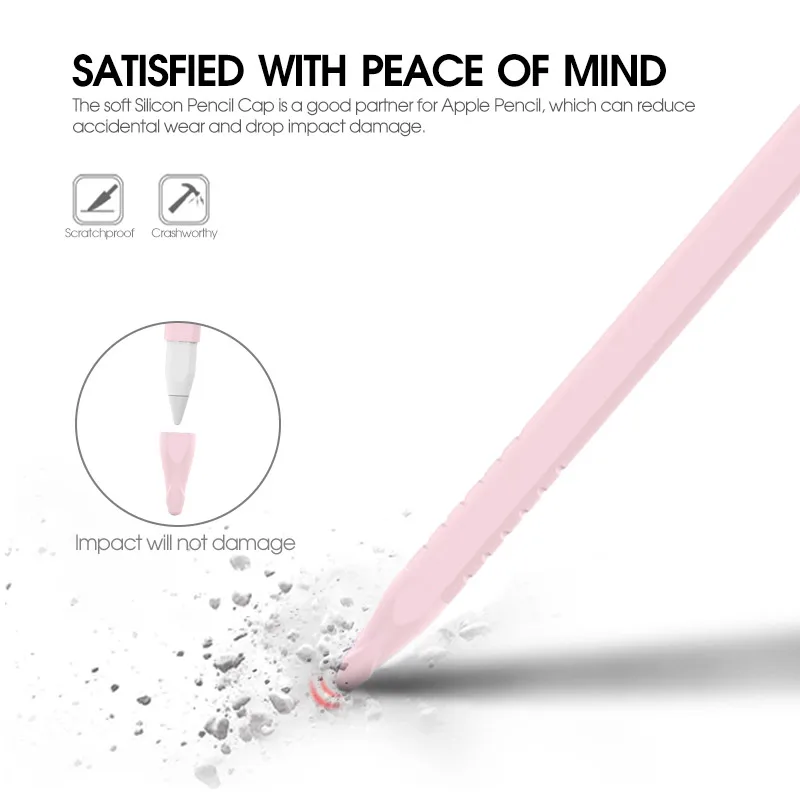 Премиум чехол для Apple Pencil 2 го поколения держатель мягкий силиконовый iPad ручка