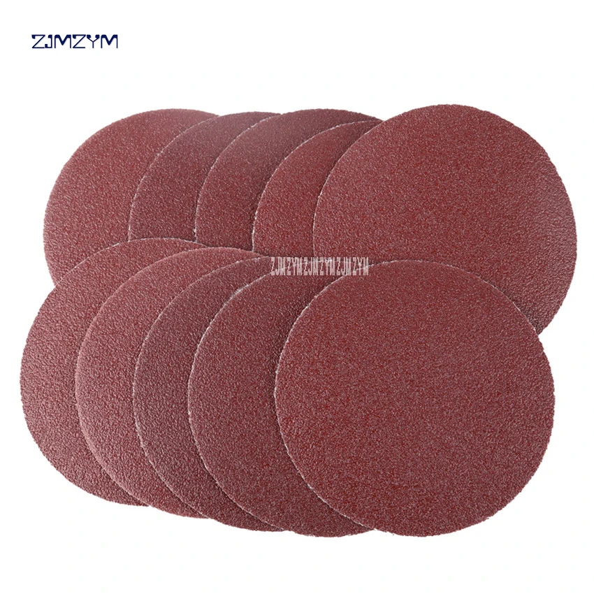 10pcs 4 Inch 100mm Round Sandpaper Disk Sand Sheets Grit 60 2000 Hook