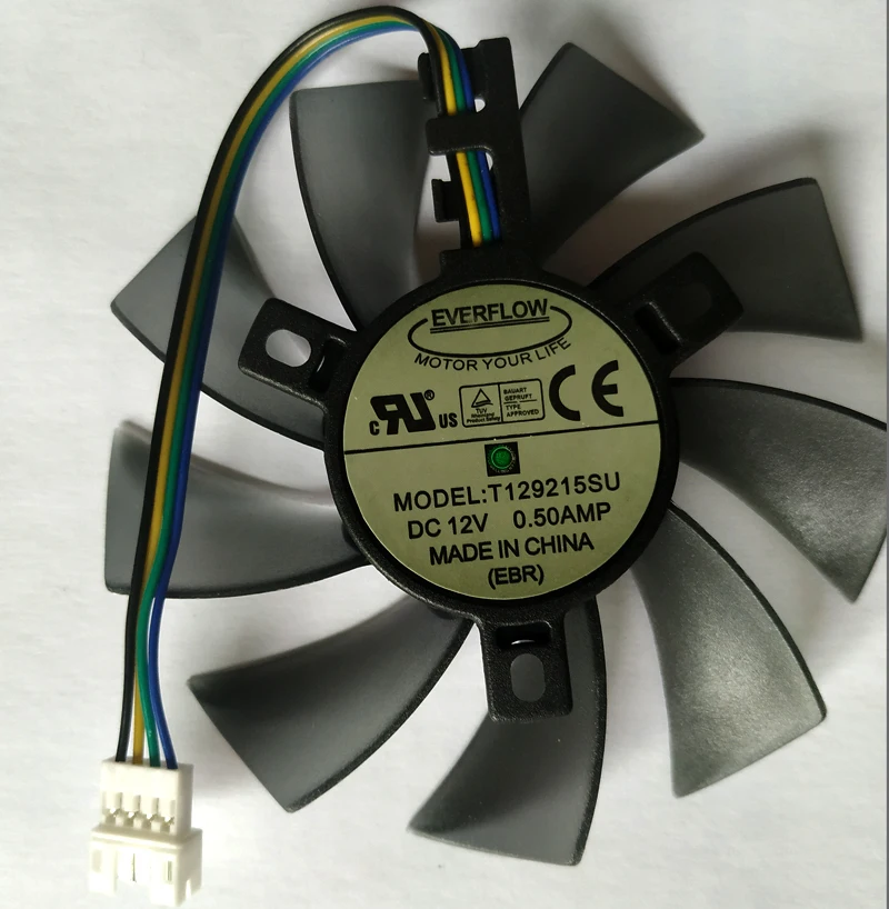 New Video Card Cooler cooling Fan 85mm T129215SU Cooling fan For Gigabyte P106 GTX 1060 960 RX 480 460 570 580 R9 290X
