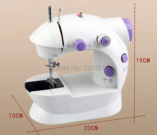 High Quality Portable Multi function Electric Sewing Machine Sew forward or Back Use AC Power