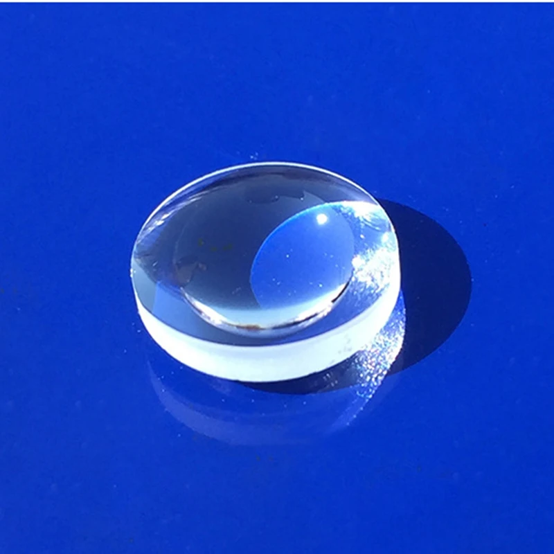10mm Dia HK9L Optical Focal Length 10mm Double Convex Condensing Glass
