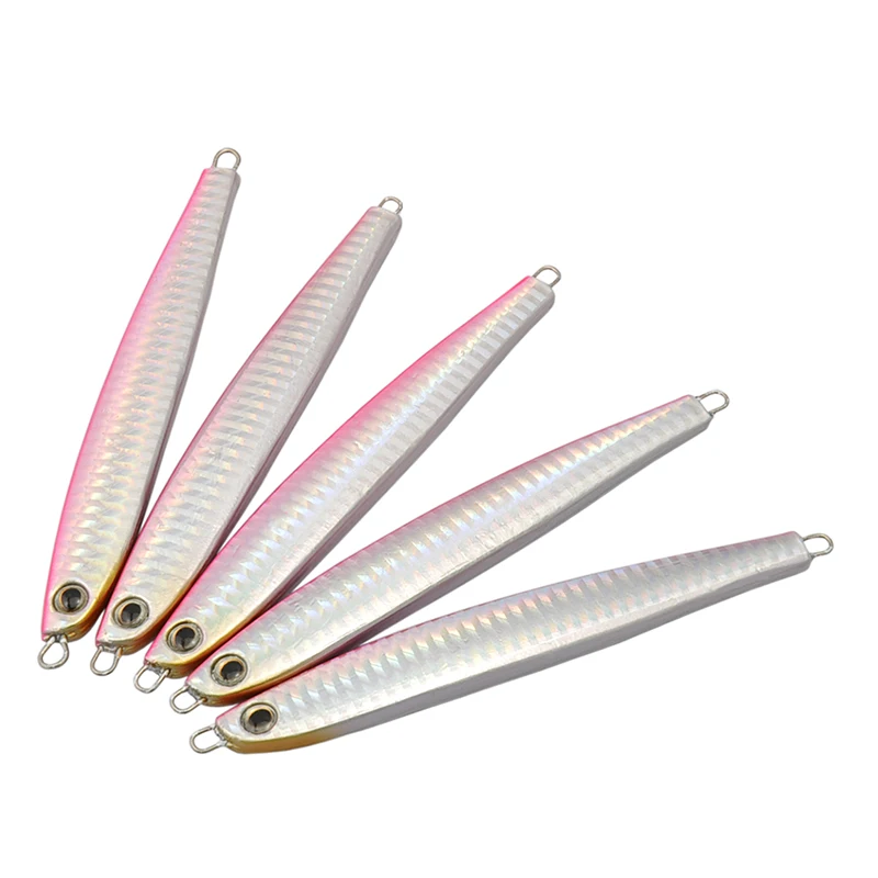 Buy PINK Metal lead fishing bait 12.5cm/80g JIG bait
