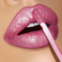2018 большой SaleWomen девочек жемчужный металлик блеск для губ пигмент Краски Lip Stick увлажняющий бальзам Макияж Косметика Longwear