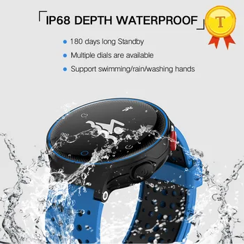 man woman swimming Waterproof Touch Screen Sports Health Bracelet Blood Pressure Sleep monitor Heart Rate Smart Watch smartband