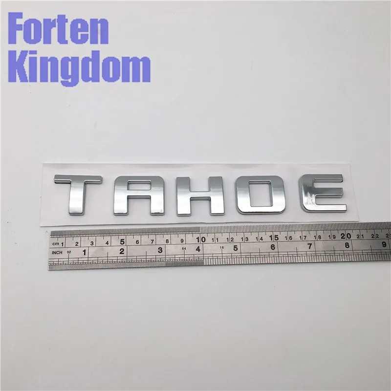 Forten Kingdom Word TAHOE ABS хром или глянцевый черный автомобиль на заказ таблички 3D письмо Письмо значок эмблема наклейка