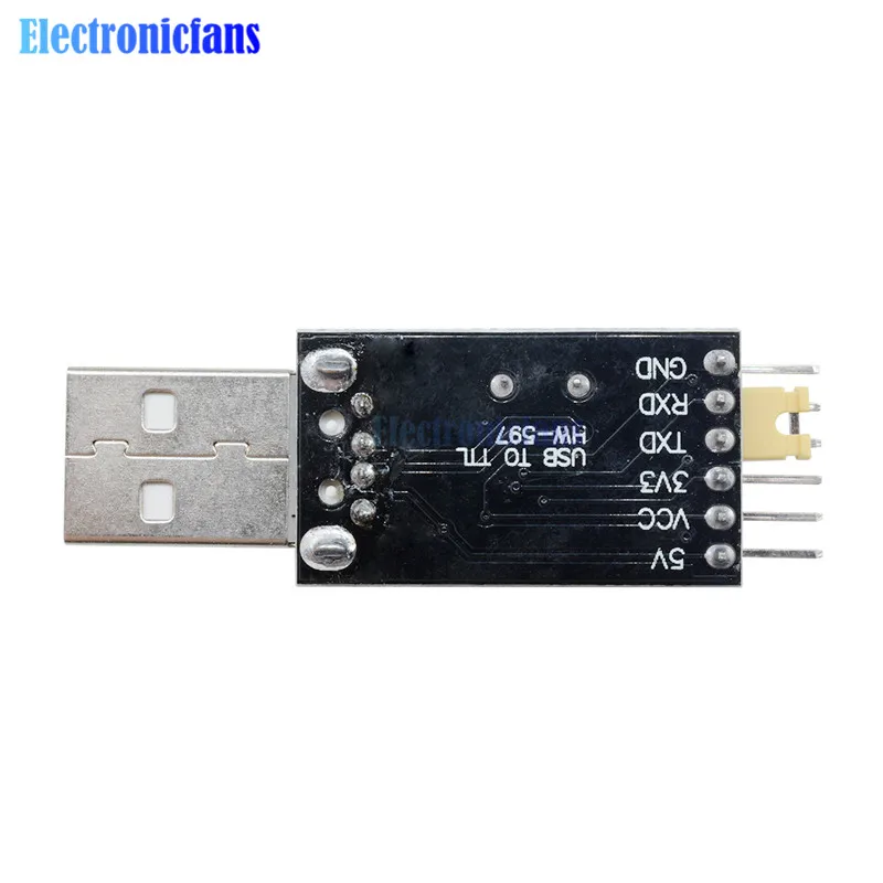 Модуль преобразователя USB в TTL UART CH340G CH340 модуль 3 В 5 Сменный переключатель Pl2303