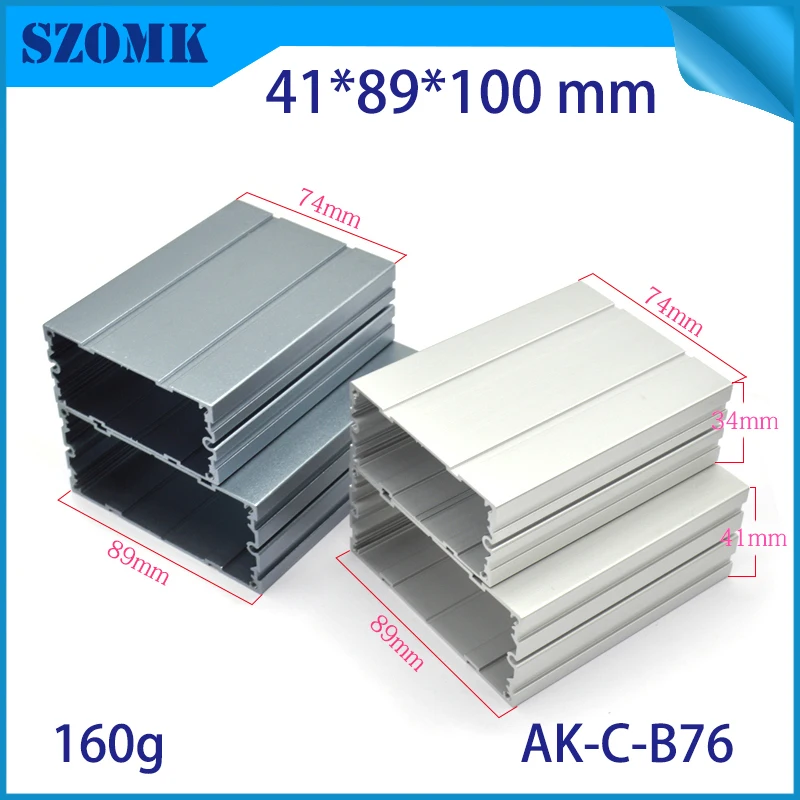 aluminum box for electronic project extruded aluminum electrical cabinet szomk aluminum housing for pcb design GPS control enclosure (12)