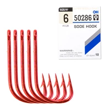 Рыболовные крючки FISH KING из углеродистой стали, джиг-голова, колючие крючки, размер#6-#14, аксессуары для ловли карпа, набор рыболовных крючков с глазами Pesca