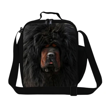 

Hot Sale Tibetan mastiff Print Children Lunch Box Causal Personalized Animals Big Dog Lunch Bag Family Lunchbox Thermal Food Bag