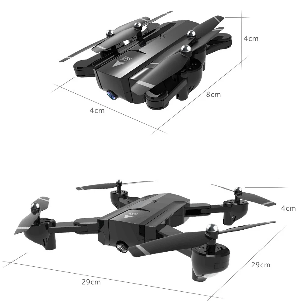 Профессиональный GPS Дрон с 1080P 720P Wi Fi HD камера следуй за мной удержание высоты