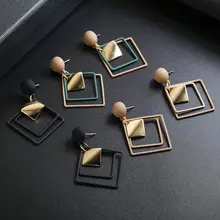 Ретро женские модные массивные серьги для свадебной вечеринки Рождественский подарок оптом