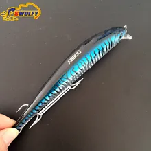 4 piece 15cm 5.9 inch 31g fishing lures three Hooks super minnow