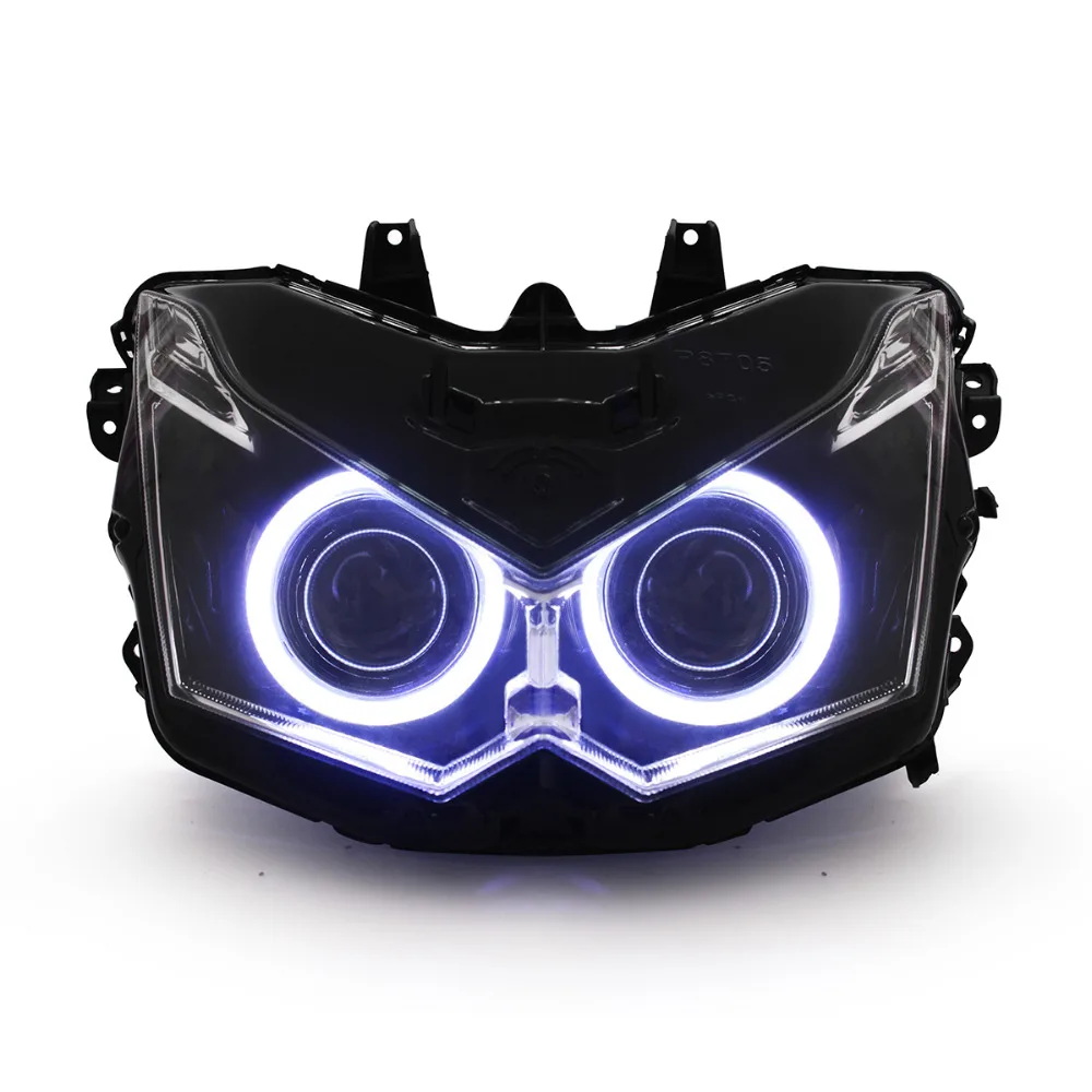 Buy KT Headlight for Kawasaki Z1000 2010 2013 LED Angel Eye Motorcycle HID