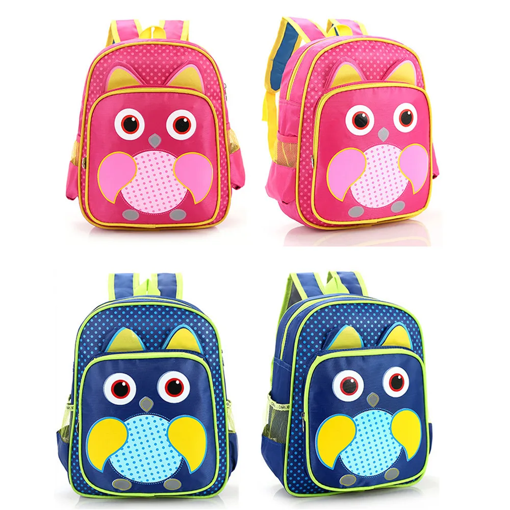 Cute Design School Bag Kids Boys Girls Baby Backpack Lunch Boxin