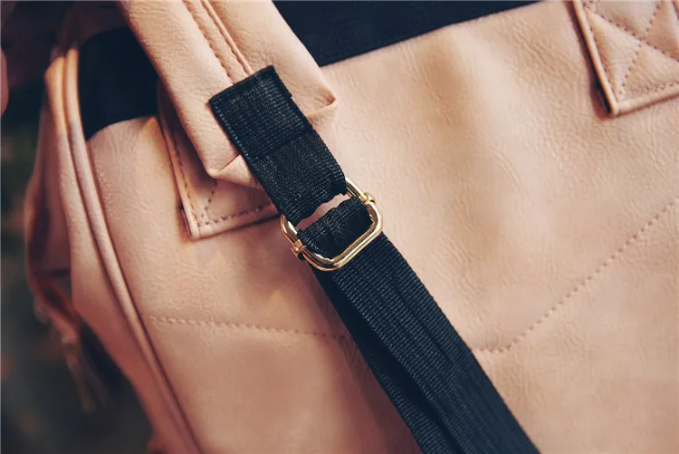 Fashion Mummy Diaper Bag Backpack Leather Waterproof Maternity Nappy Bag Large Capacity Travel Mother Handbag For Mom Baby Care (51)