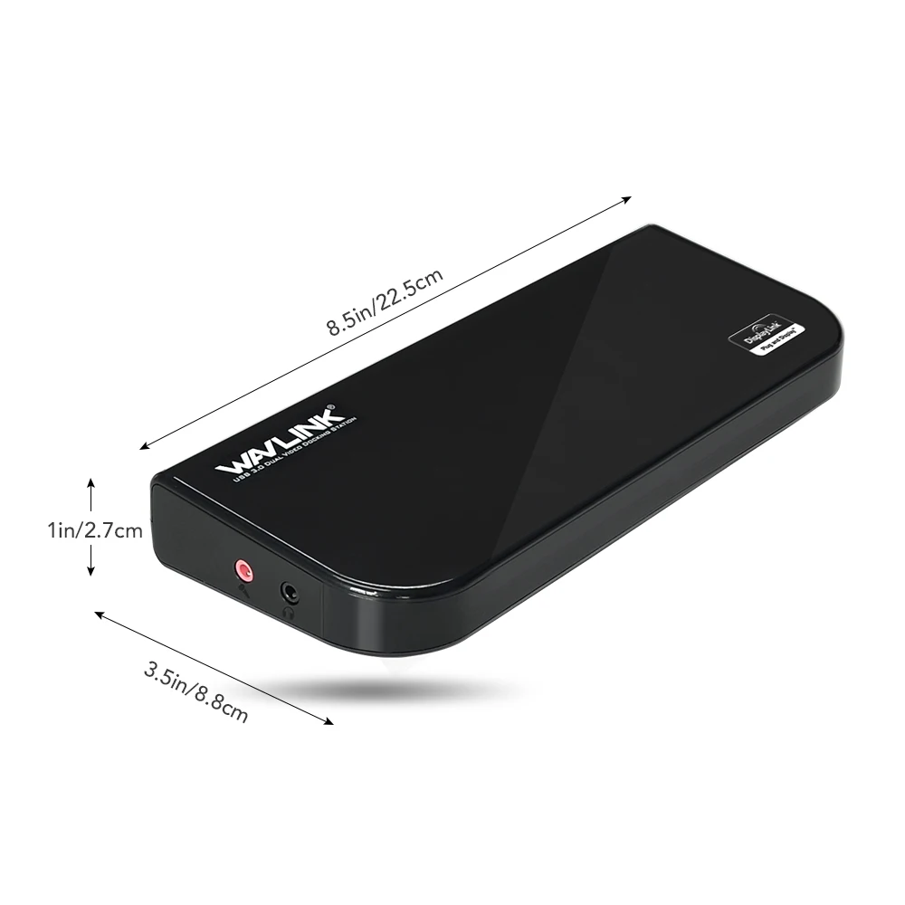 Универсальная док станция Wavlink 7 портов USB 3 0/2 0 двойная головка до 1080P 2k HD для