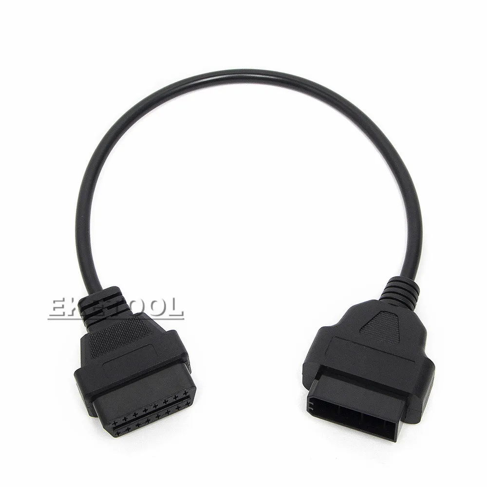 OBD1 14Pin для OBD2 16Pin для Nissan транспортных средств Удлинительный кабель подходит для Nissan 14Pin автомобиля конвертер адартер диагностический адаптер