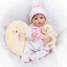 NPK Мягкий силиконовый винил reborn baby doll игрушки Реалистичные прекрасные Новорожденные куклы для девочек модные подарки на день рождения для детей