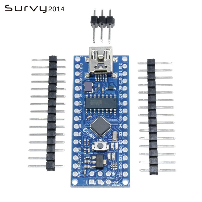 ATmega168 Nano V3.0 3 0 Mini USB UART плата 16 МГц В 5 микроконтроллер модуль для Arduino | Электронные