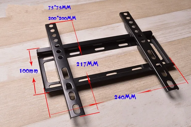 Отличное качество Дизайн Универсальный 75*75-200*200 мм для 14-42 дюймов ЖК-дисплей LED фиксированная стены Крепления для телевизоров кронштейн держатель стенд