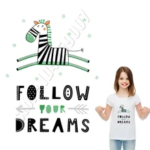 Заплатки с зеброй буквы наклейки-звездочки вышивка металлик аппликация с горячим нанесением моющиеся DIY Kawaii пользовательские Parches для футболок