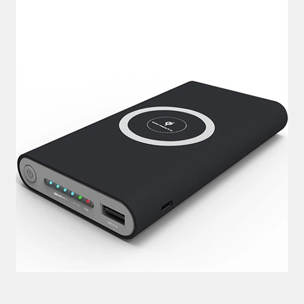 

Wireless Power Bank 10000mAh Wireless Charger Power Bank External Battery Charger Quick Charge for IPhone X