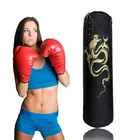 ① 120 см Kick Boxing Боксерская груша PU Кожаный Мешок с Песком Взрослых ММА Муай Тай Тхэквондо Спорт ★