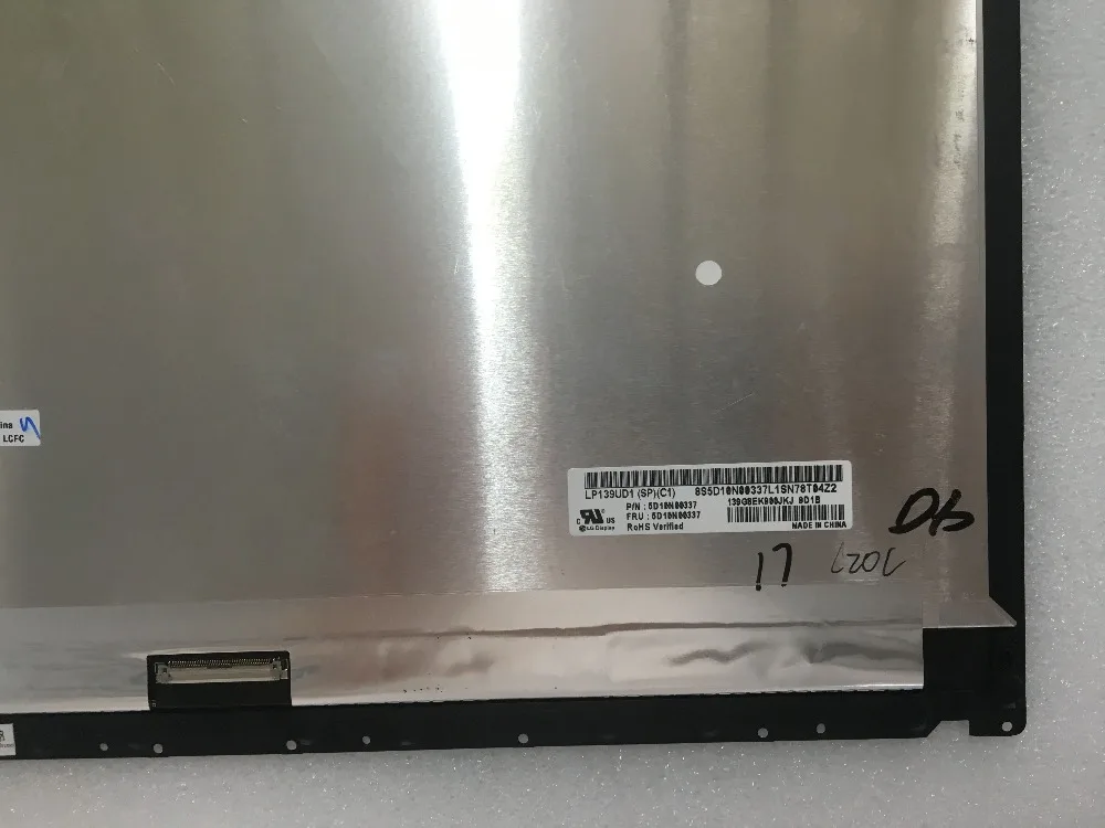 Для lenovo Yoga 6 Pro 920 920-13 920 13 13," LP139UD1-SPC1 ЖК-дисплей в сборе с сенсорным экраном дигитайзер замена стеклянной панели