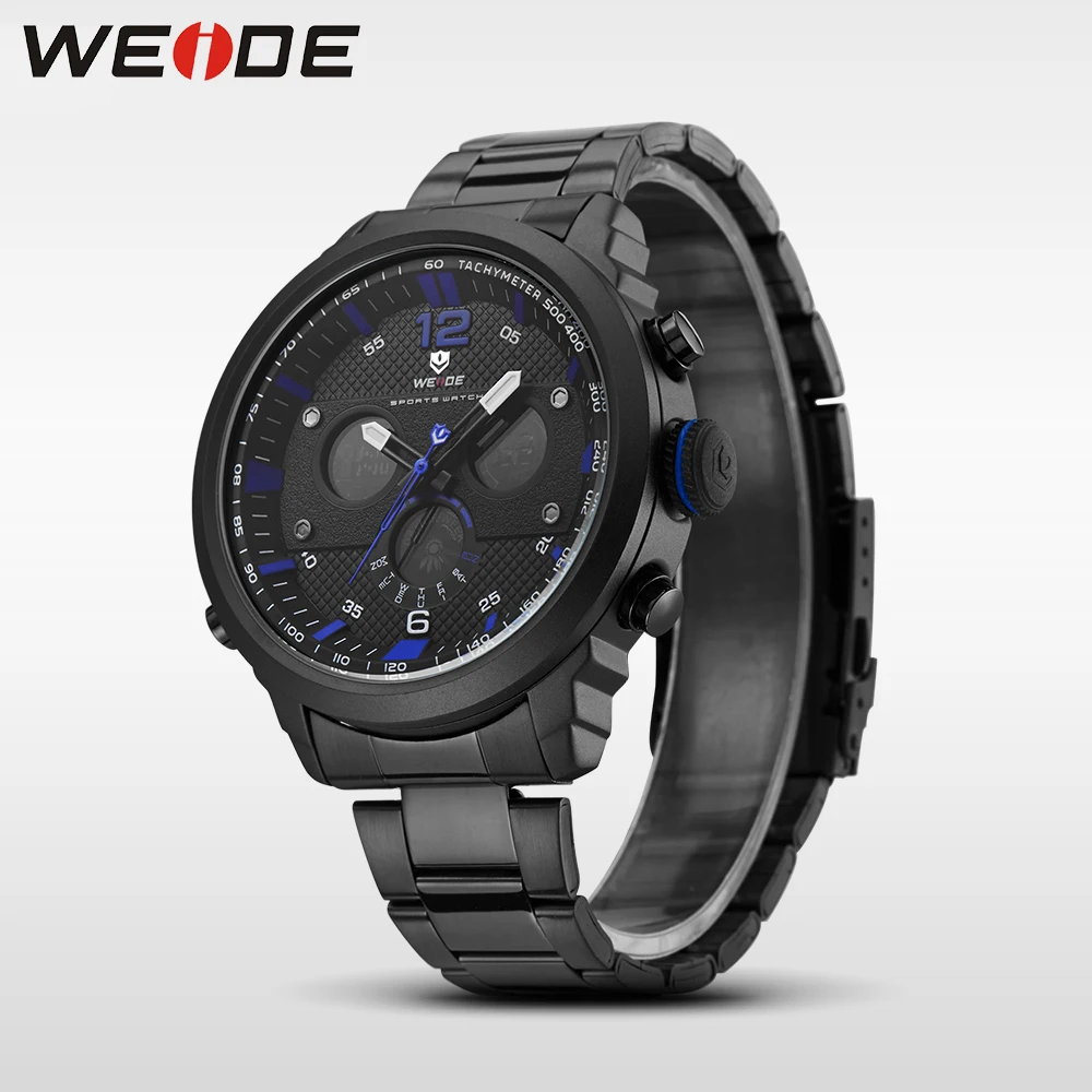 WEIDE relogios masculinos de luxo marcas famosas часы спортивные цифровые автоматические из