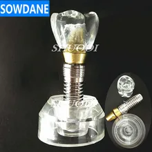 Демонстрационная модель зубного имплантата для изучения зубов, обучающая модель связи, прозрачная 7,5 см