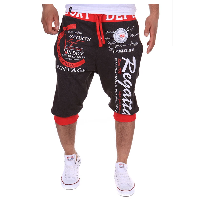 

Men Summer Style 2018 Mens Summer Shorts Hip Hop Fitness Shorts Harem Sweat Trousers Short Homme Casual Bermuda XXL