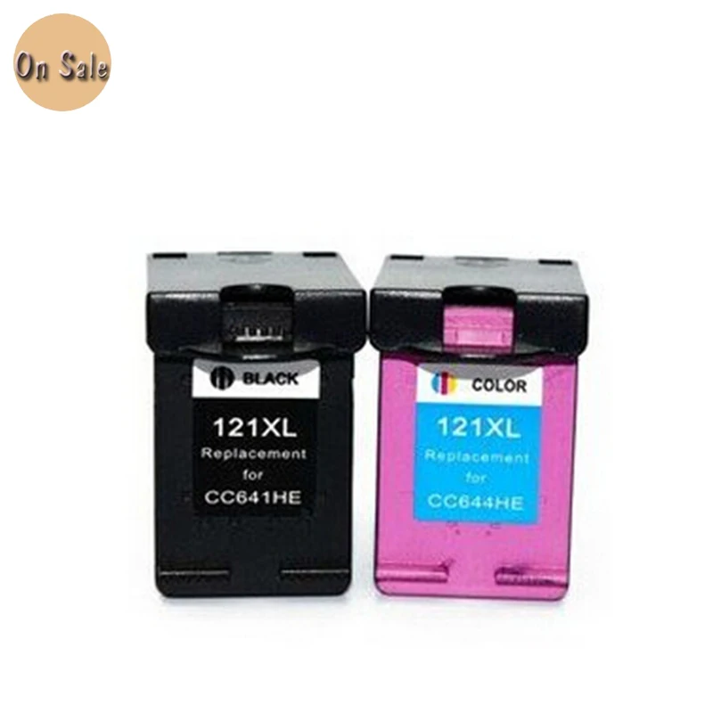 hisaint Ink Cartridge For HP 121 121XL CC641HE CC644HE For HP Deskjet F2560 2568 4280 4238 4288 