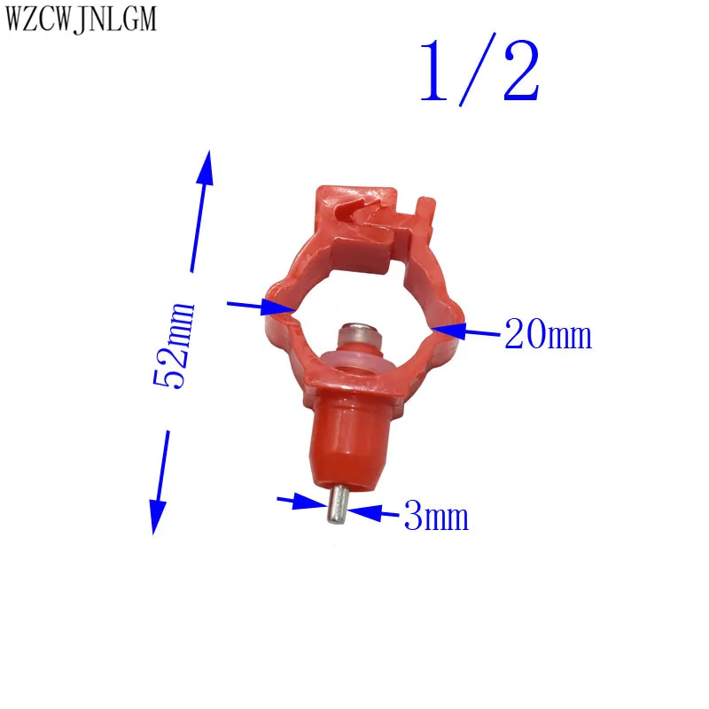 5 шт. куриный сосок водопровод Diameter20mm до 25 мм красный ABS пластик Материал Кормление полива птицы поставки