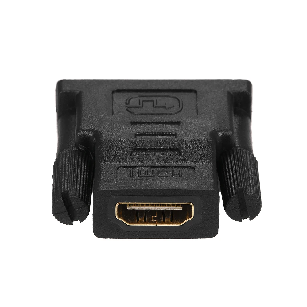 Адаптер DVI D к HD 1080P позолоченный конвертер 24 + 1 Pin штырь гнездо для PS4 ПК проектора