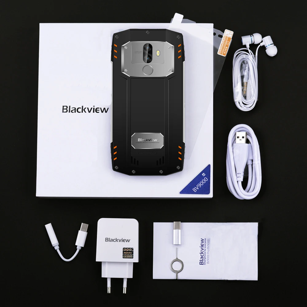 BLACKVIEW BV9000 Восьмиядерный IP68 водонепроницаемый смартфон 3 камеры 5 7 &quot18:9 FHD экран 4