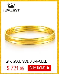 QA 24K Pure Gold Bracelet Real 999 Solid Gold Bangle Solid Beautiful Rose Romantic Trendy Classic Jewelry Hot Sell New 2