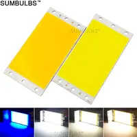 Sumbulbs DIY LED Panel Light 94x50MM 1500LM Ultra Bright Warm Natural Cold White Blue DC 12V 15W COB Board LED Lamp 1
