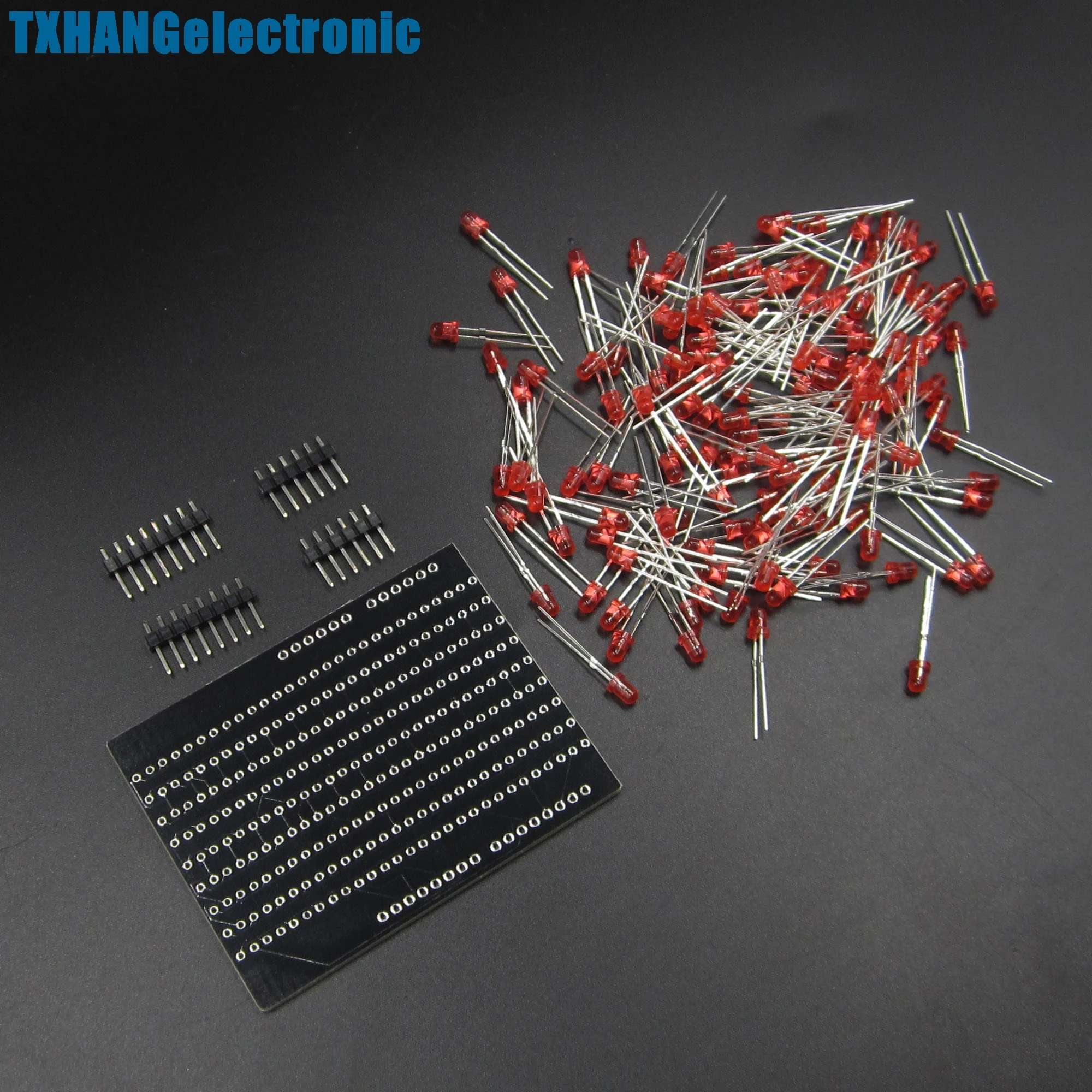 

LOL Shield Matrix Lots of LEDs Charlieplexed Display DIY Red light