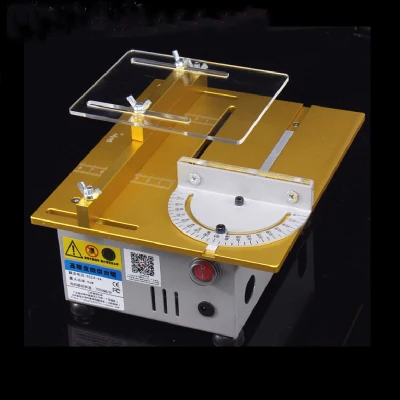 T5 1 Aluminum miniature table saw high precision DC 24V 
