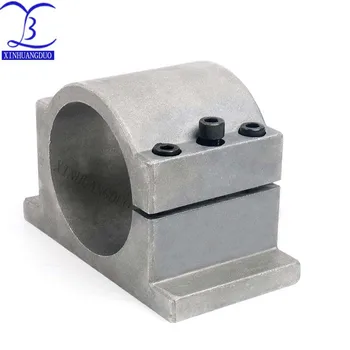 

NEW 80mm spindle motor bracket seat cnc carving machine clamp motor holder cast aluminum sandblasting surface 80mm spindle motor