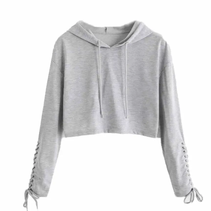 snowshine YLW Women Hoodie Sweatshirt Jumper Crop Top Coat Pullover Tops smock Hoodies Harajuku