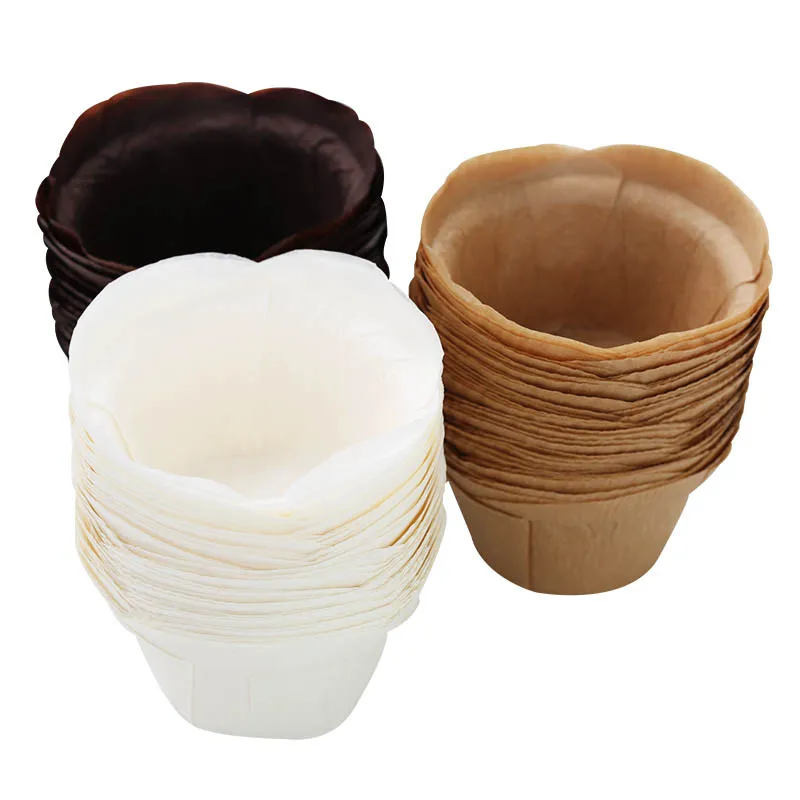 

cupcake liner resistance to high temperature cupcake paper muffin cases Cake box Cup egg tarts tray cake mould decoration tools