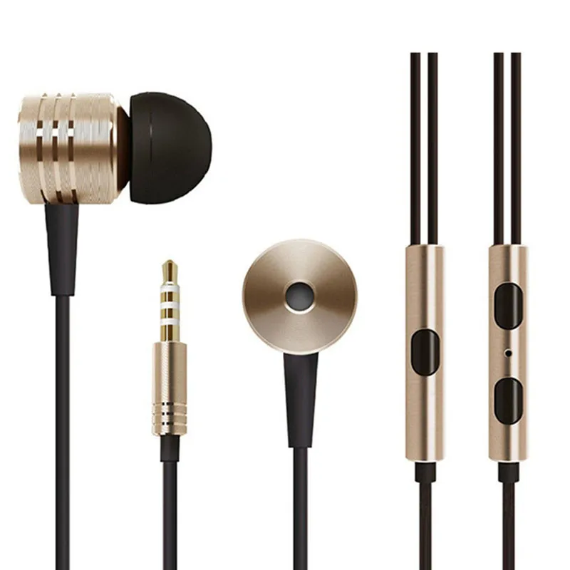 

High-quality Piston earphones 3.5mm  Earphone with Mic headset For Huwei P9 Xiaomi Mi5 Mi4C Mi3 Mi 2s 2 RedMi Note 2 3 4