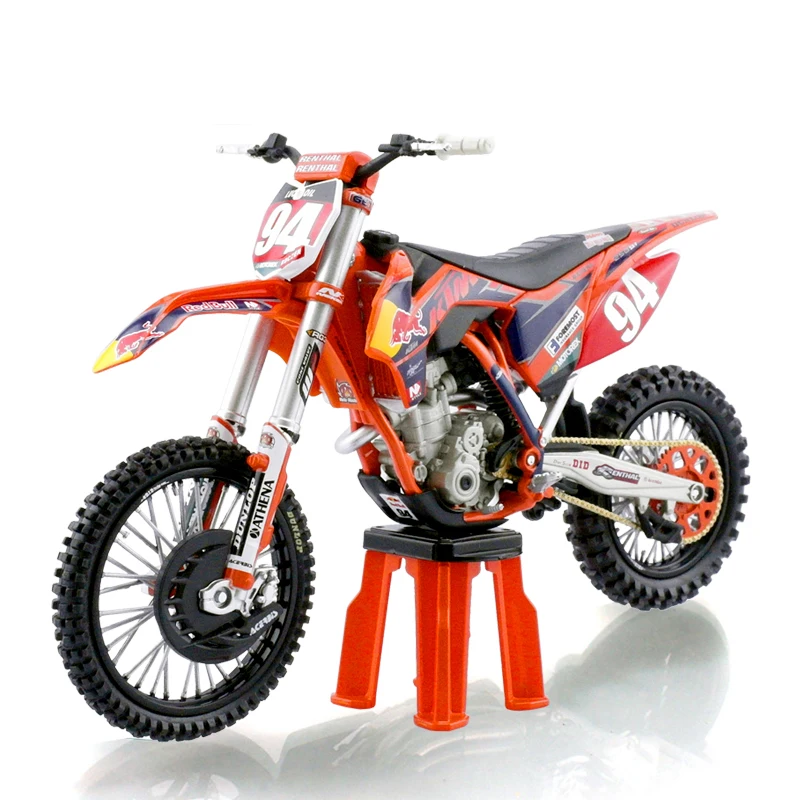 1/12 scale KTM 250SX F Red Bull Race Motorcycle Diecast Metal Model