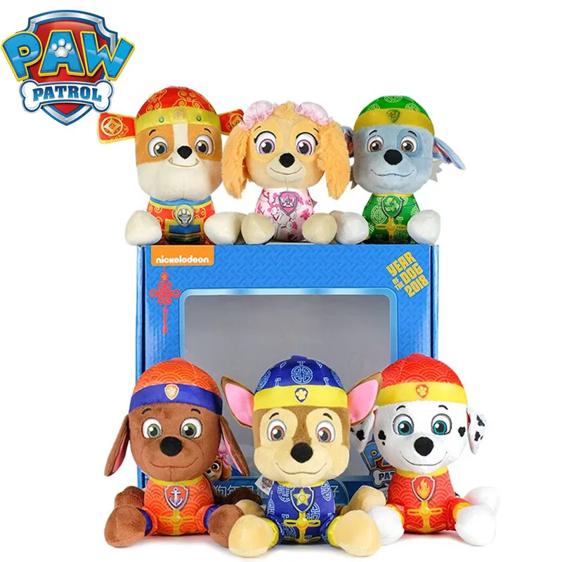 

Paw Patrol Dog Plush Toys Doll Stuffed and Plush Animals Anime Action Figure Marshall Chase Skey Model Dolls Child Toy Gift