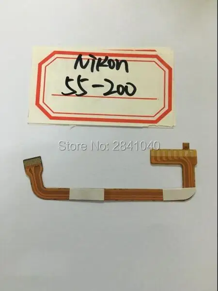 Новый контакт объектива гибкий кабель FPC Замена для NikonAF-S DX VR 55-200 мм байонетное