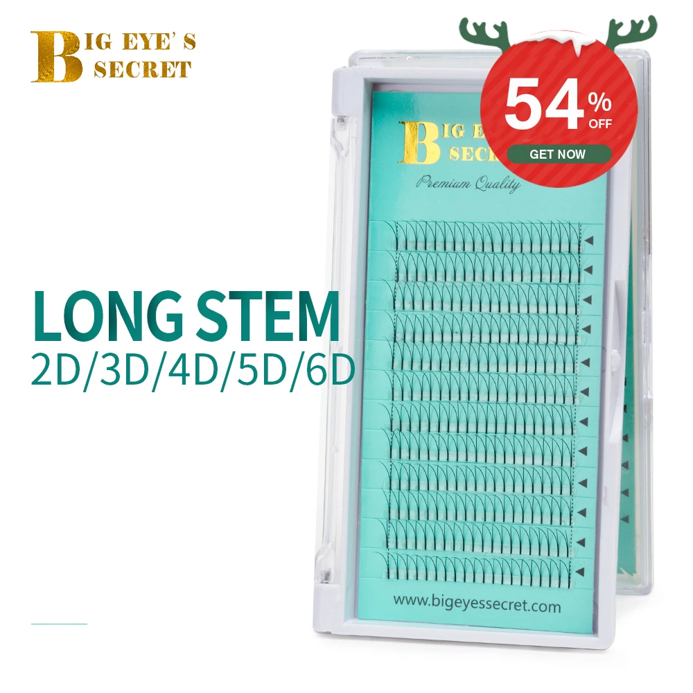

Wholesale Long Mink Lash Extensions Makeup Fake Eyelashes Premade Volume Fans Eyelashes Extension Lashes Supplies